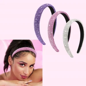 3pcs Rhinestone Headband Set