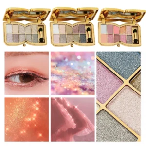 10-Color Shimmer Eyeshadow Palette